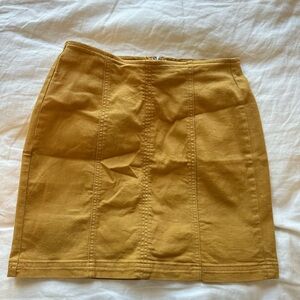PACSUN- Mustard Yellow Women's Skirt